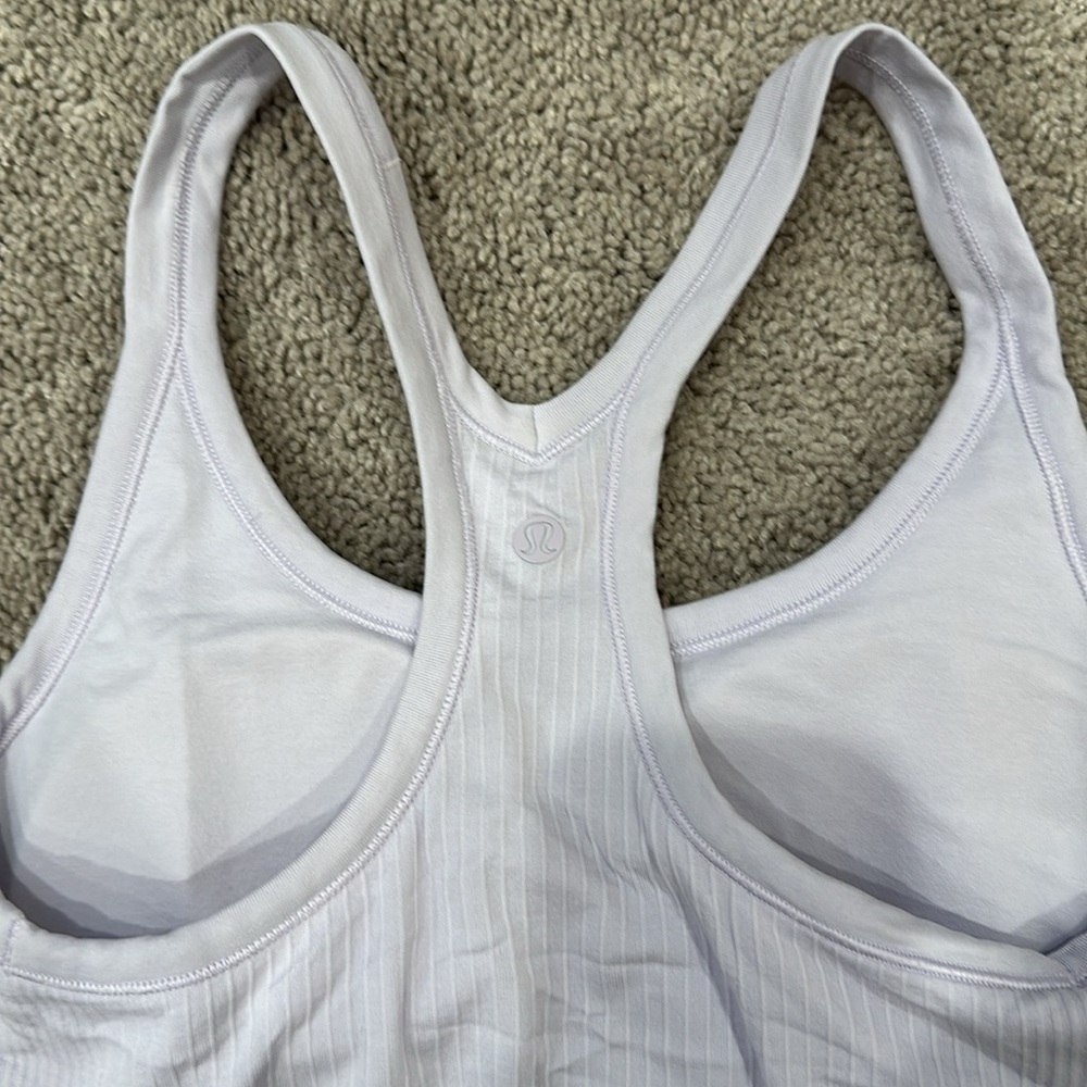 Lululemon Lavender Dew Ebb to Street Tank Top (6) - Picture 7 of 9